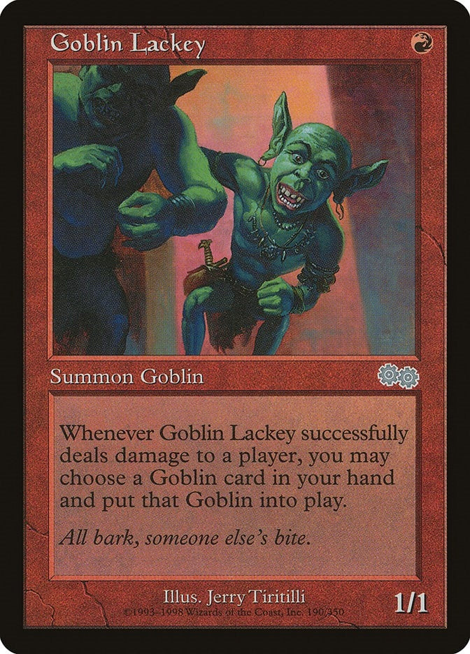Image for Goblin Lackey (190) (USG) - Magic: The Gathering