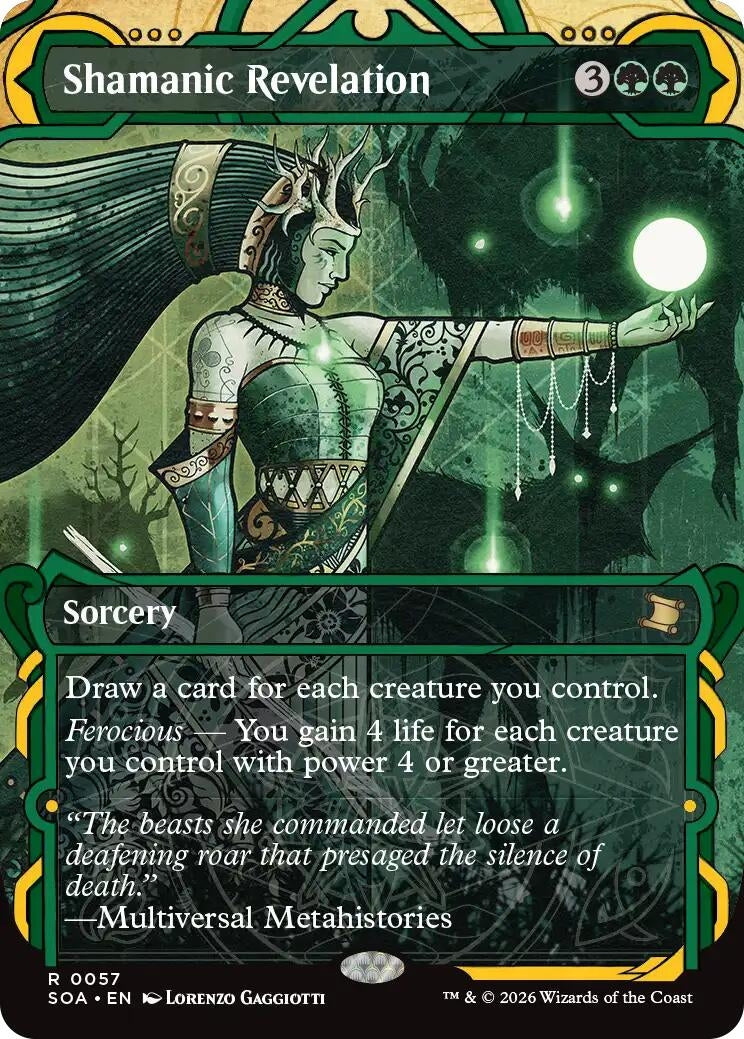 Image for Shamanic Revelation (57) (SOA) - Magic: The Gathering
