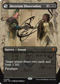 Image for Decorum Dissertation (Borderless) (292) (SOS) - Magic: The Gathering