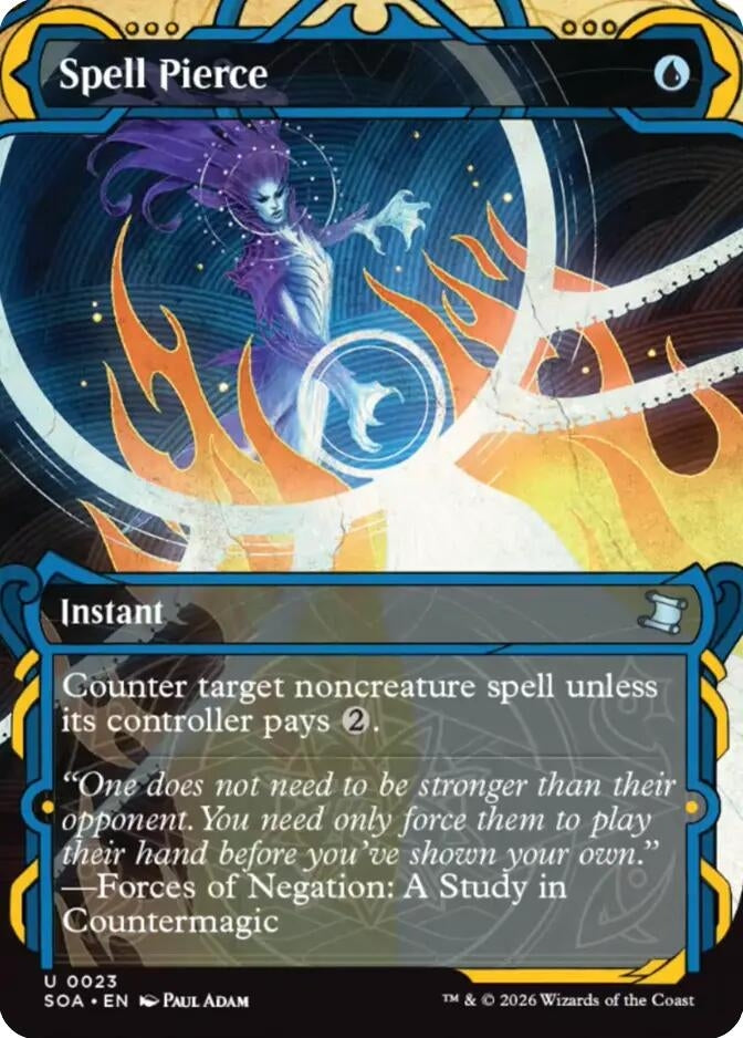 Image for Spell Pierce (23) (SOA) - Magic: The Gathering