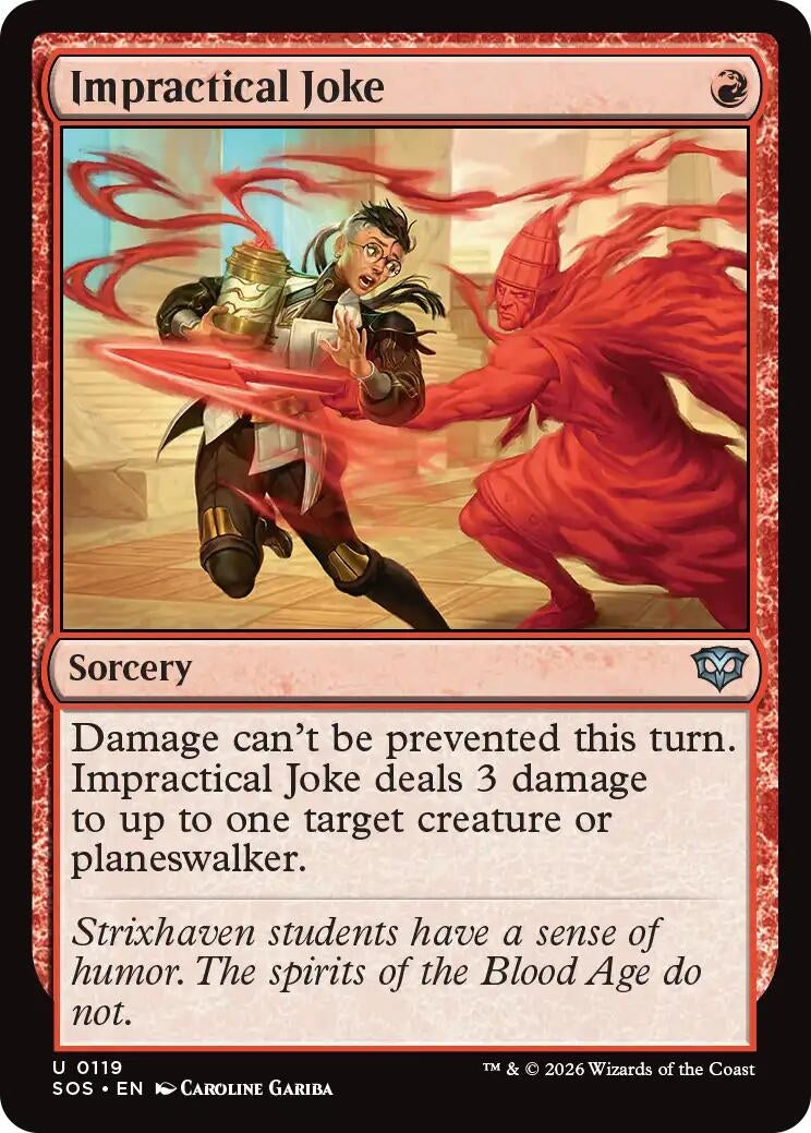 Image for Impractical Joke (119) (SOS) - Magic: The Gathering