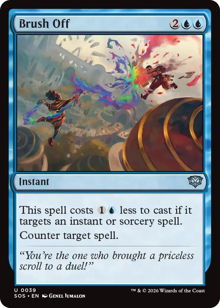 Image for Brush Off (39) (SOS) - Magic: The Gathering