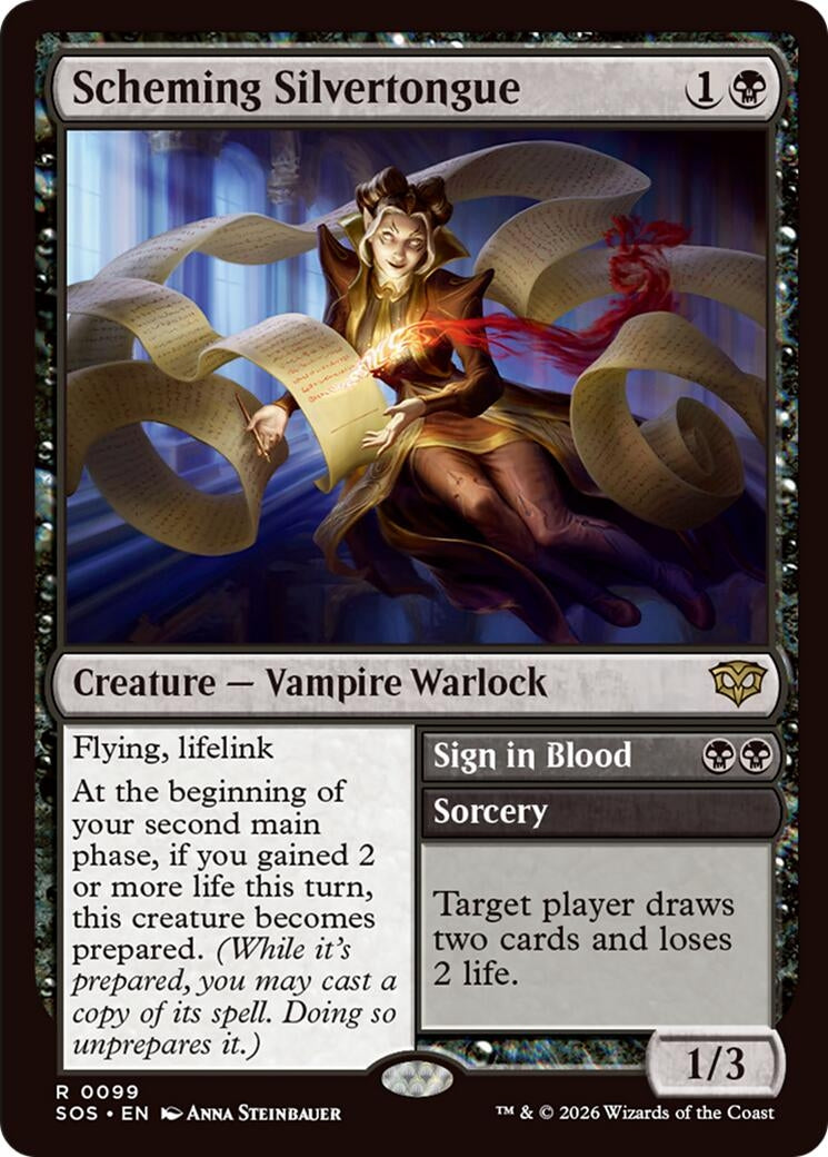 Image for Scheming Silvertongue (99) (SOS) - Magic: The Gathering
