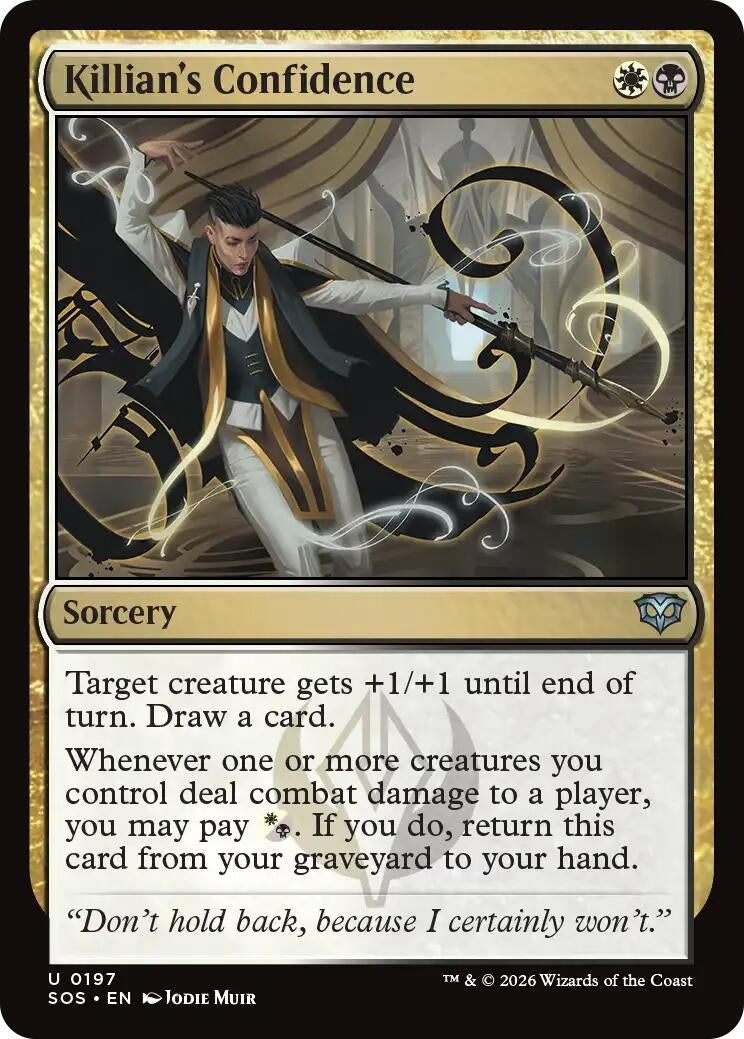 Image for Killian's Confidence (197) (SOS) - Magic: The Gathering