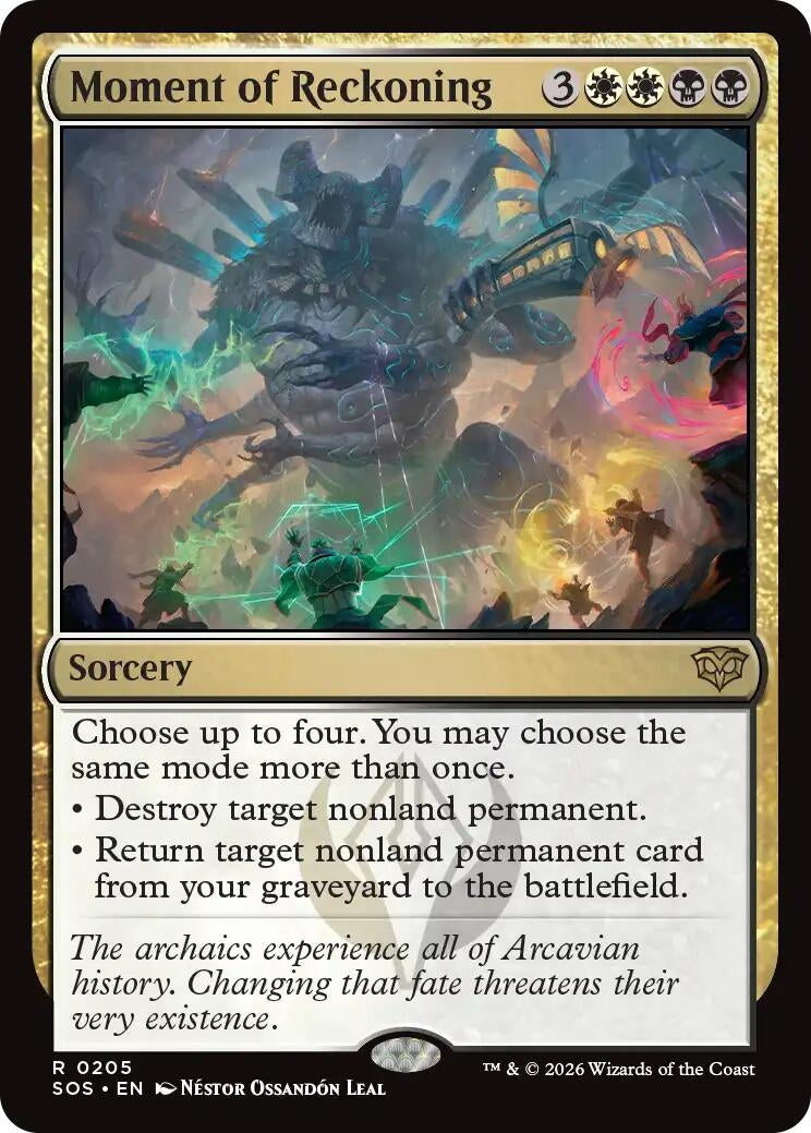 Image for Moment of Reckoning (205) (SOS) - Magic: The Gathering