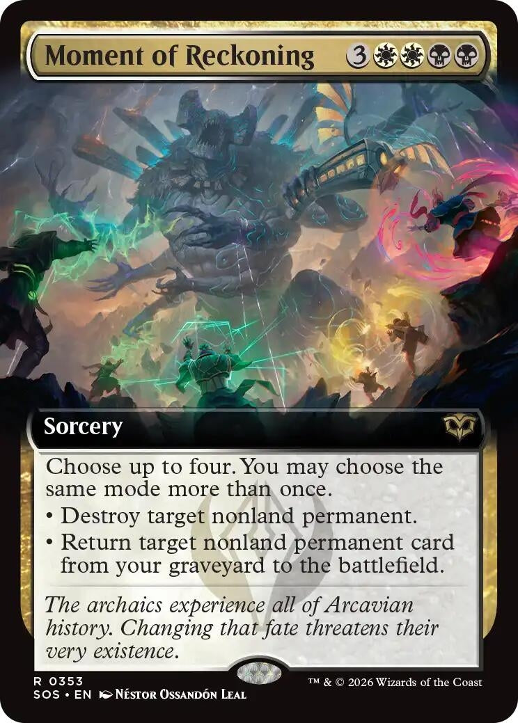 Image for Moment of Reckoning (Extended Art) (353) (SOS) - Magic: The Gathering
