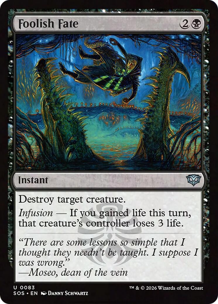 Image for Foolish Fate (83) (SOS) - Magic: The Gathering