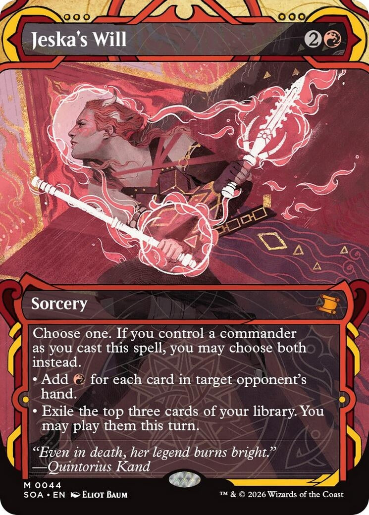 Image for Jeska's Will (44) (SOA) - Magic: The Gathering