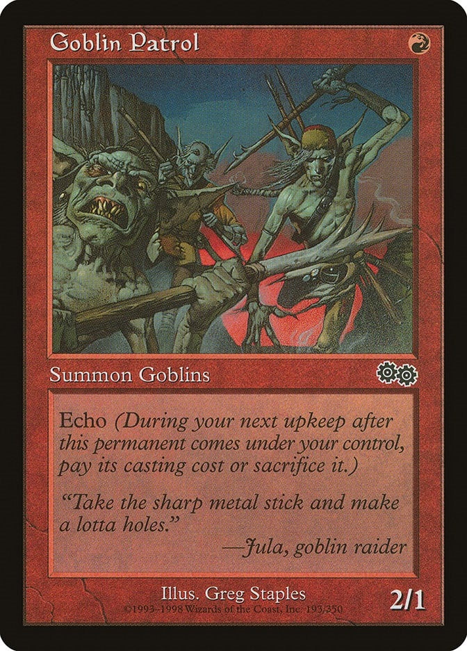 Image for Goblin Patrol (193) (USG) - Magic: The Gathering