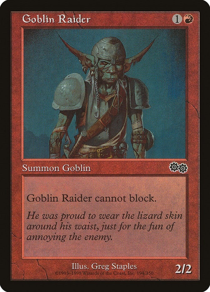 Image for Goblin Raider (194) (USG) - Magic: The Gathering