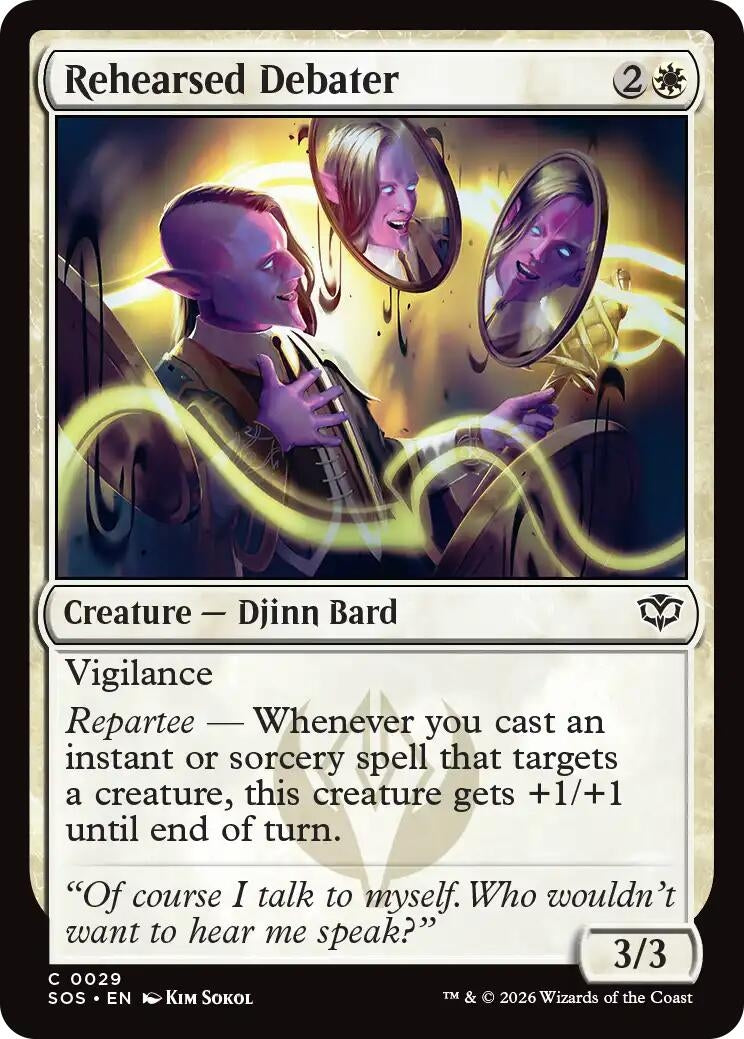 Image for Rehearsed Debater (29) (SOS) - Magic: The Gathering