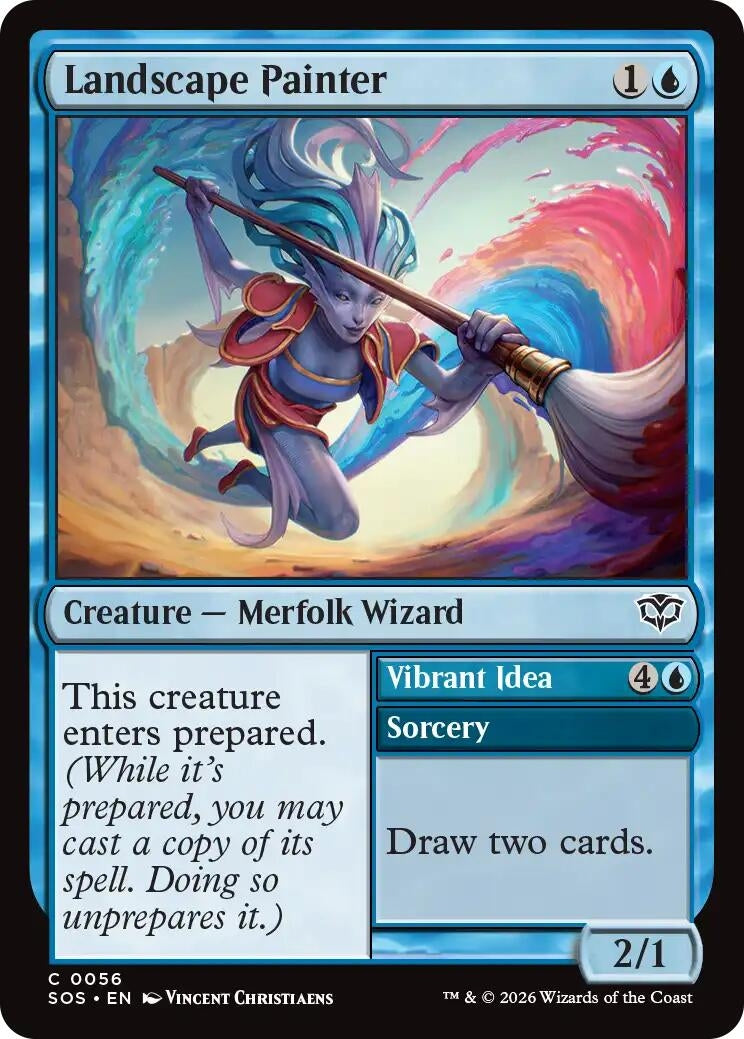 Image for Landscape Painter (56) (SOS) - Magic: The Gathering