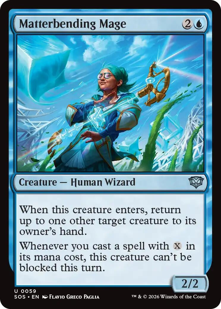 Image for Matterbending Mage (59) (SOS) - Magic: The Gathering