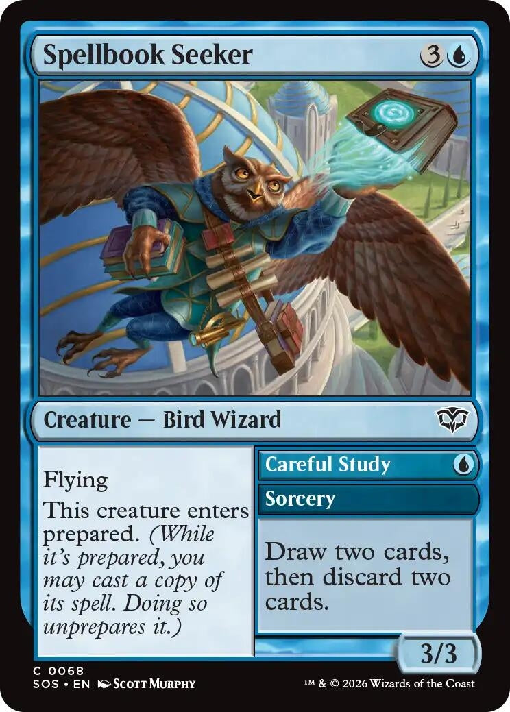 Image for Spellbook Seeker (68) (SOS) - Magic: The Gathering