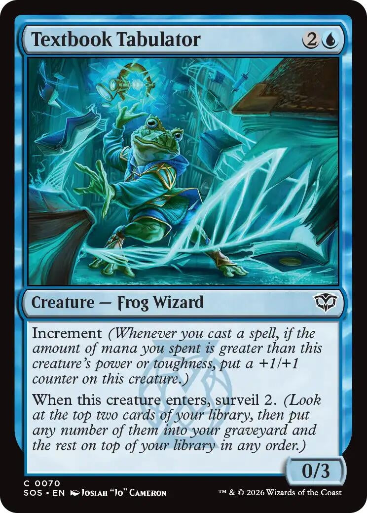 Image for Textbook Tabulator (70) (SOS) - Magic: The Gathering