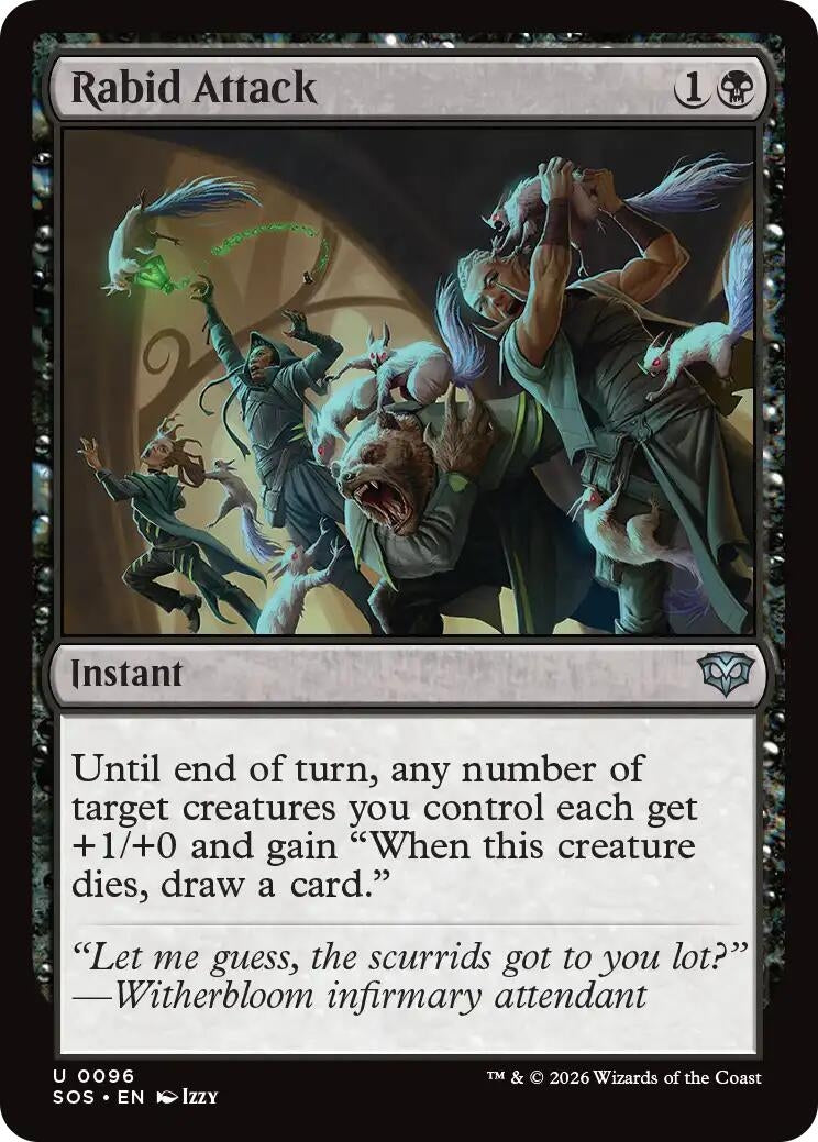 Image for Rabid Attack (96) (SOS) - Magic: The Gathering
