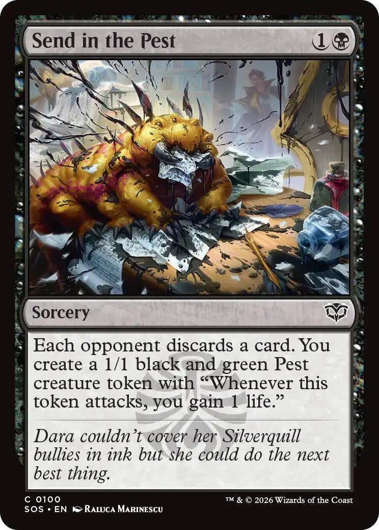 Image for Send in the Pest (100) (SOS) - Magic: The Gathering