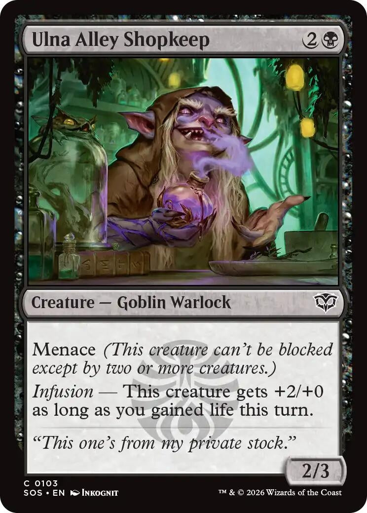 Image for Ulna Alley Shopkeep (103) (SOS) - Magic: The Gathering