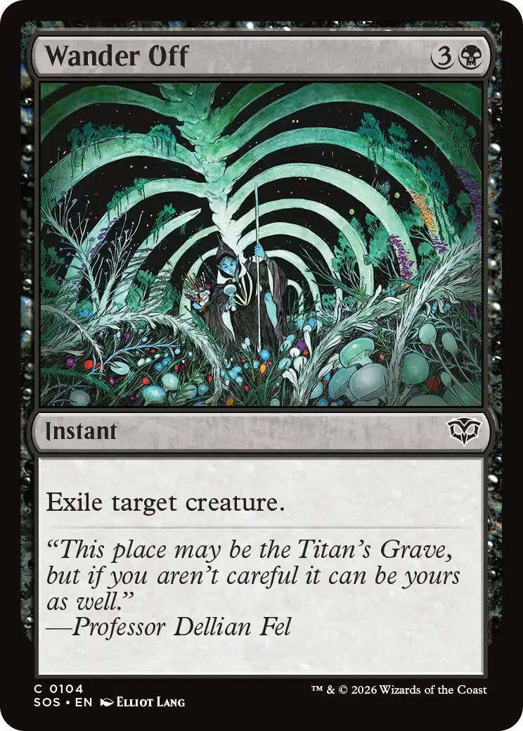 Image for Wander Off (104) (SOS) - Magic: The Gathering