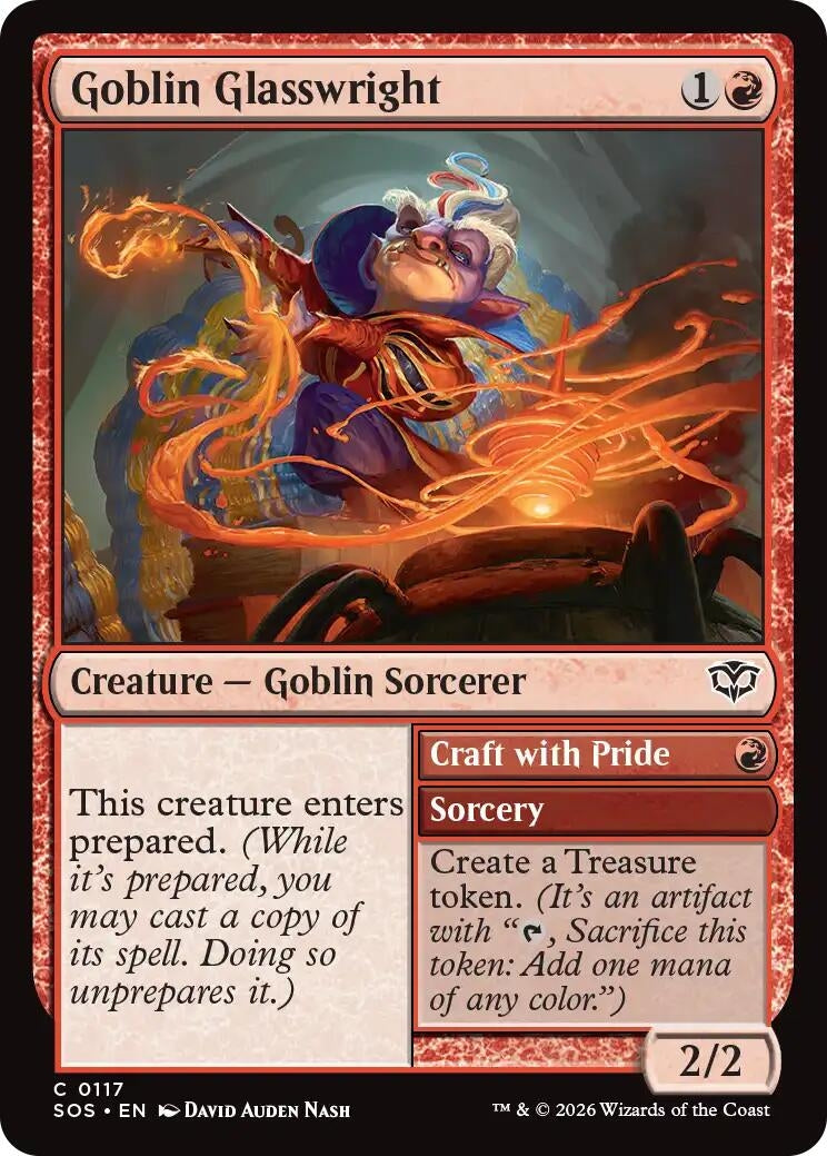 Image for Goblin Glasswright (117) (SOS) - Magic: The Gathering