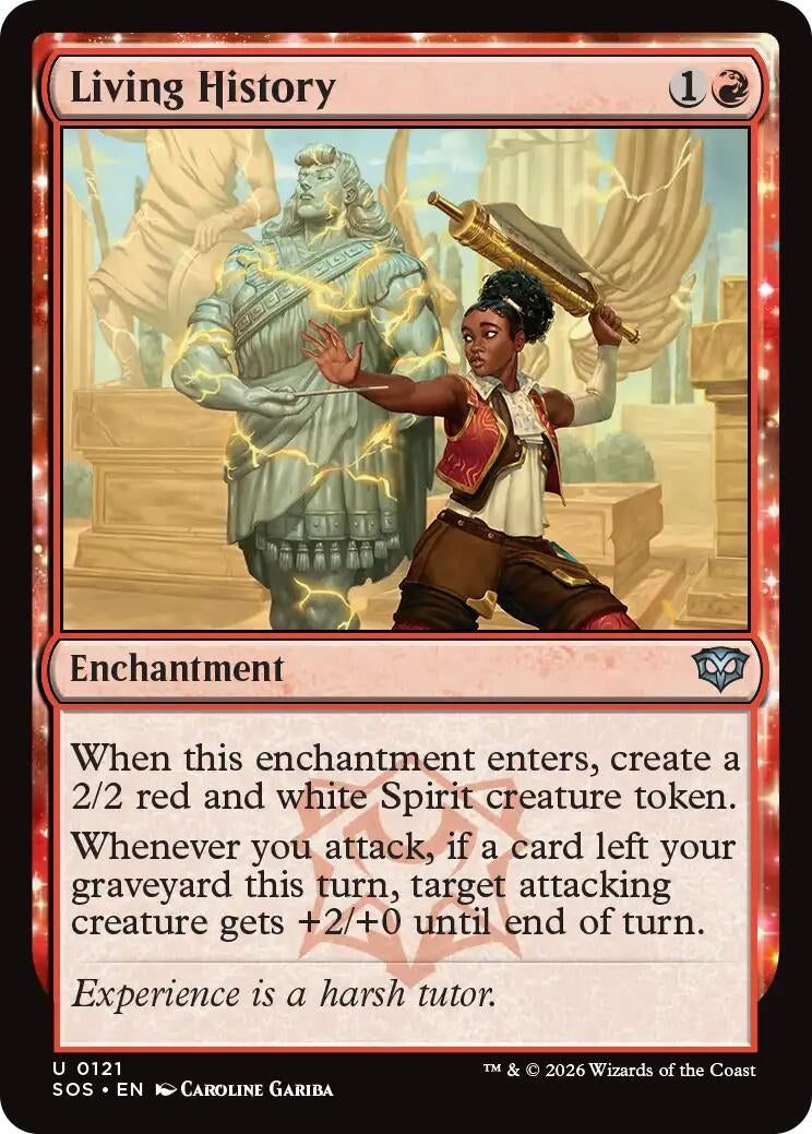 Image for Living History (121) (SOS) - Magic: The Gathering