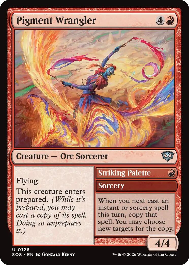 Image for Pigment Wrangler (126) (SOS) - Magic: The Gathering