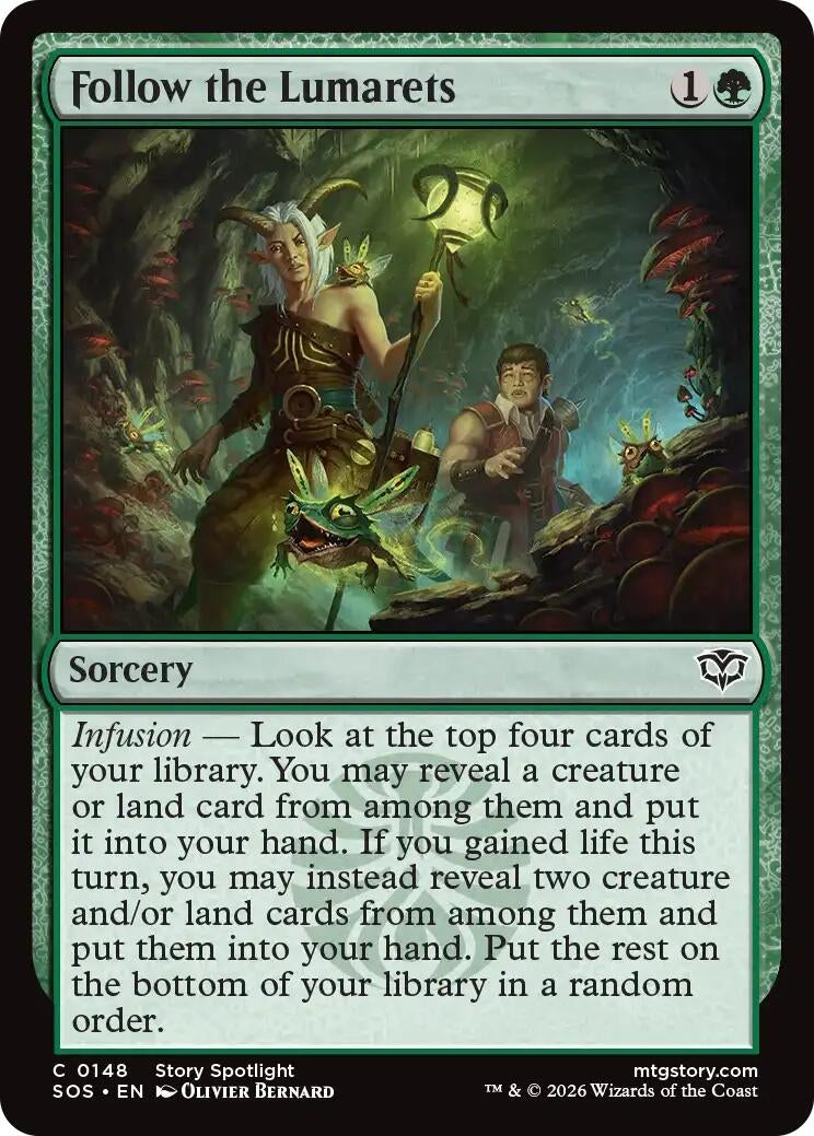 Image for Follow the Lumarets (148) (SOS) - Magic: The Gathering
