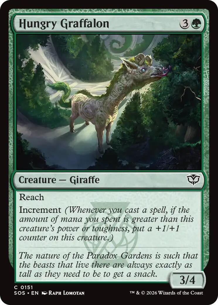 Image for Hungry Graffalon (151) (SOS) - Magic: The Gathering