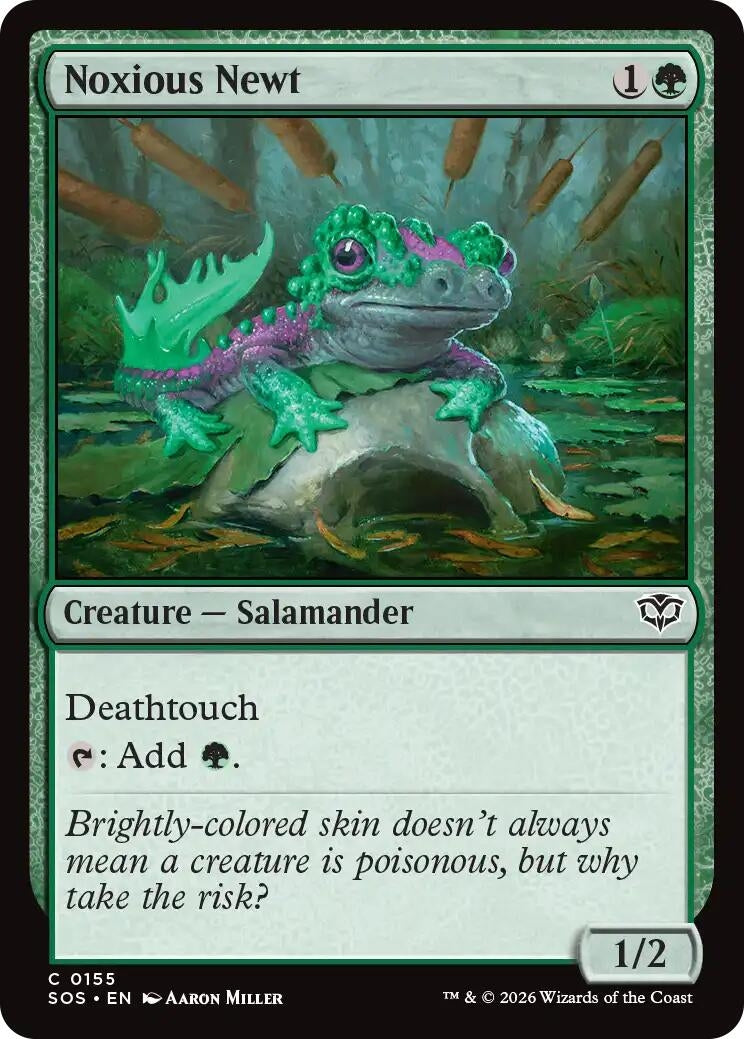 Image for Noxious Newt (155) (SOS) - Magic: The Gathering