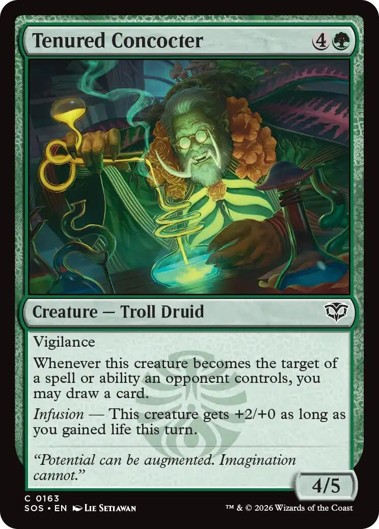 Image for Tenured Concocter (163) (SOS) - Magic: The Gathering