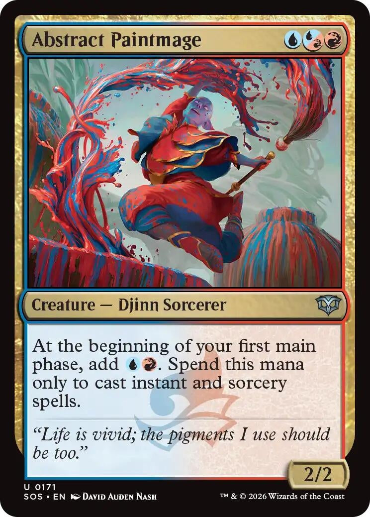 Image for Abstract Paintmage (171) (SOS) - Magic: The Gathering
