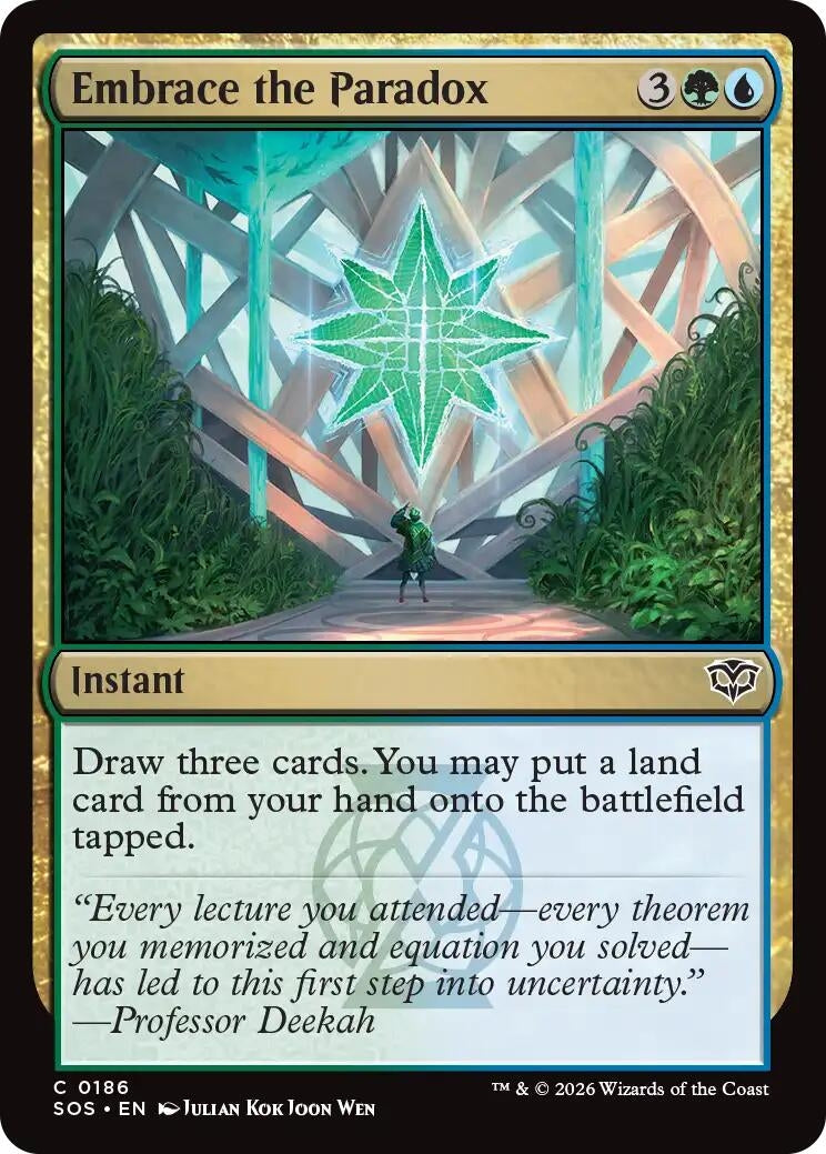 Image for Embrace the Paradox (186) (SOS) - Magic: The Gathering