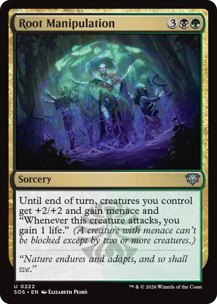 Image for Root Manipulation (222) (SOS) - Magic: The Gathering
