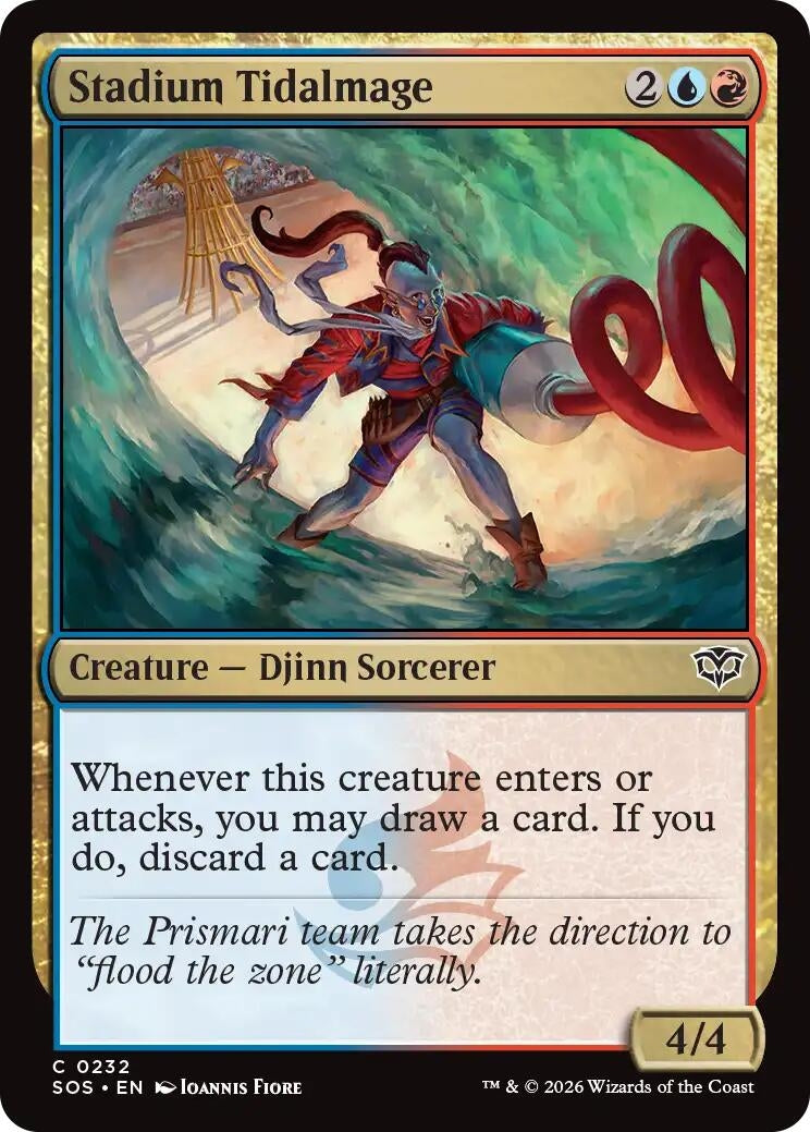 Image for Stadium Tidalmage (232) (SOS) - Magic: The Gathering