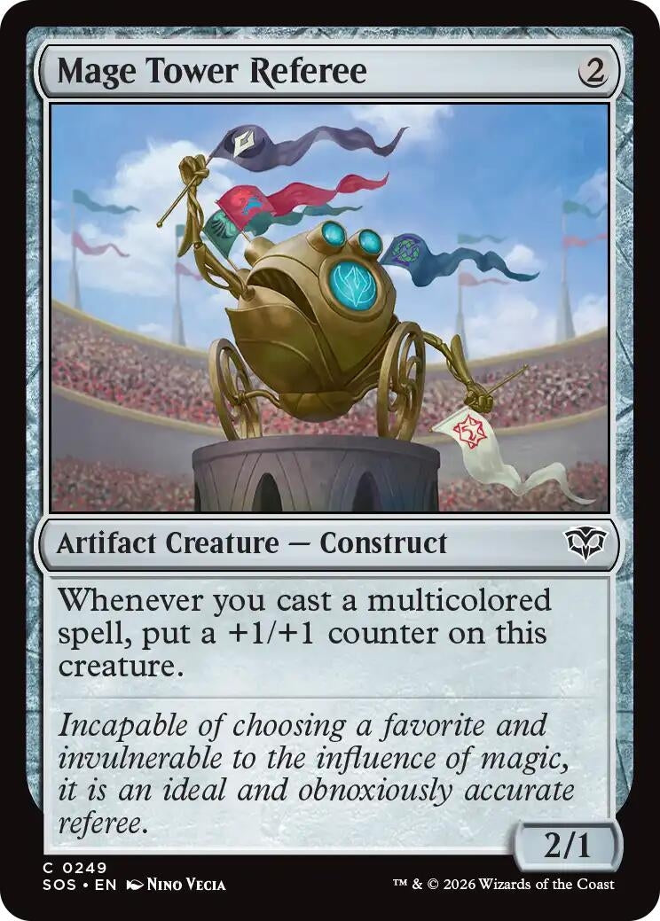 Image for Mage Tower Referee (249) (SOS) - Magic: The Gathering
