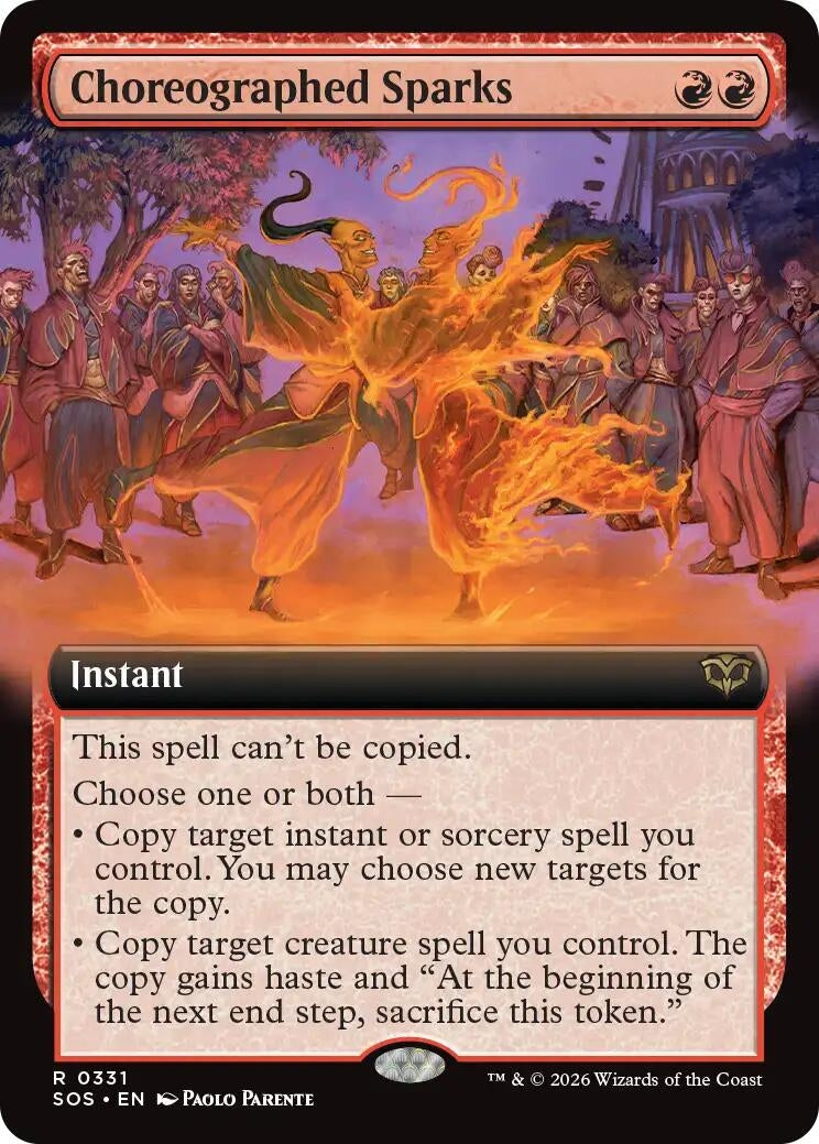 Image for Choreographed Sparks (Extended Art) (331) (SOS) - Magic: The Gathering