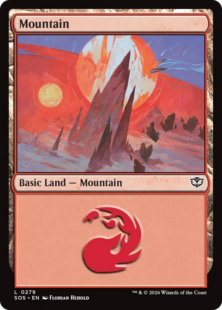 Image for Mountain (0279) (279) (SOS) - Magic: The Gathering