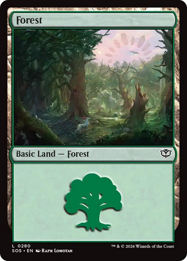 Image for Forest (0280) (280) (SOS) - Magic: The Gathering