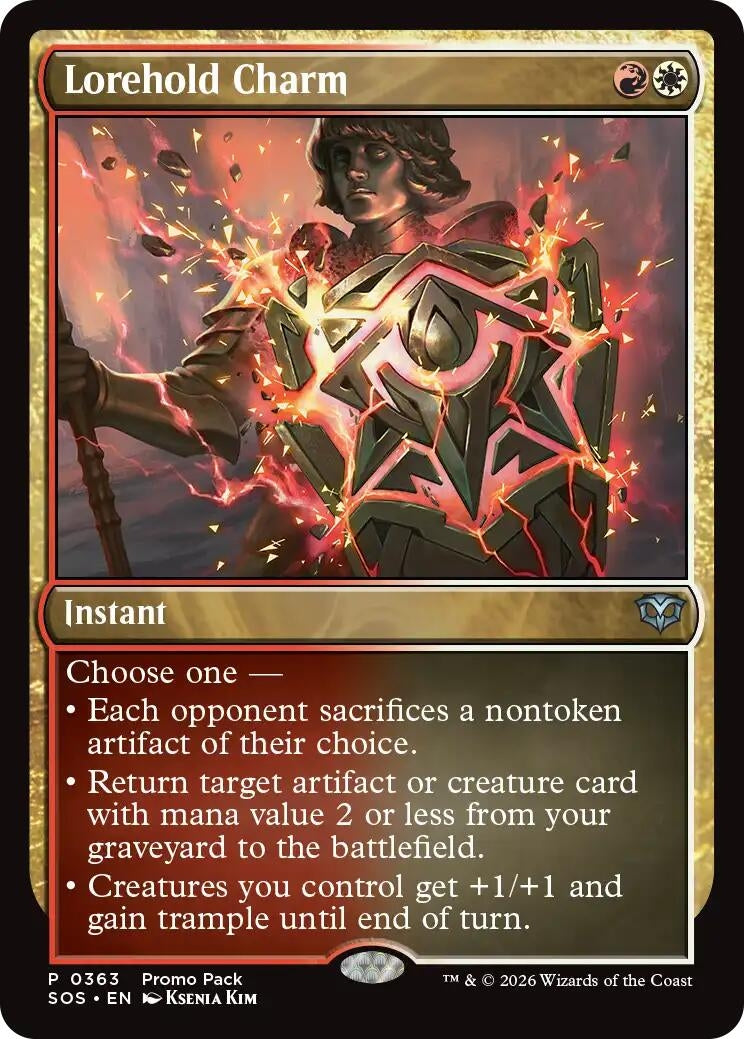Image for Lorehold Charm (363) (PPSOS) - Magic: The Gathering