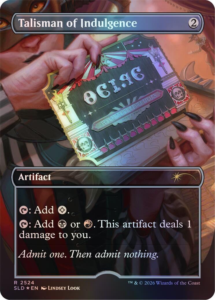 Image for Talisman of Indulgence (2524) (SLD) - Magic: The Gathering