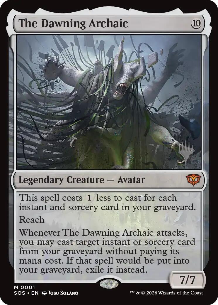Image for The Dawning Archaic (1) (PPSOS) - Magic: The Gathering
