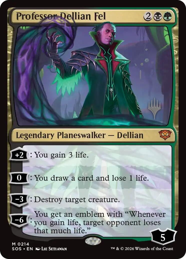 Image for Professor Dellian Fel (214) (PPSOS) - Magic: The Gathering
