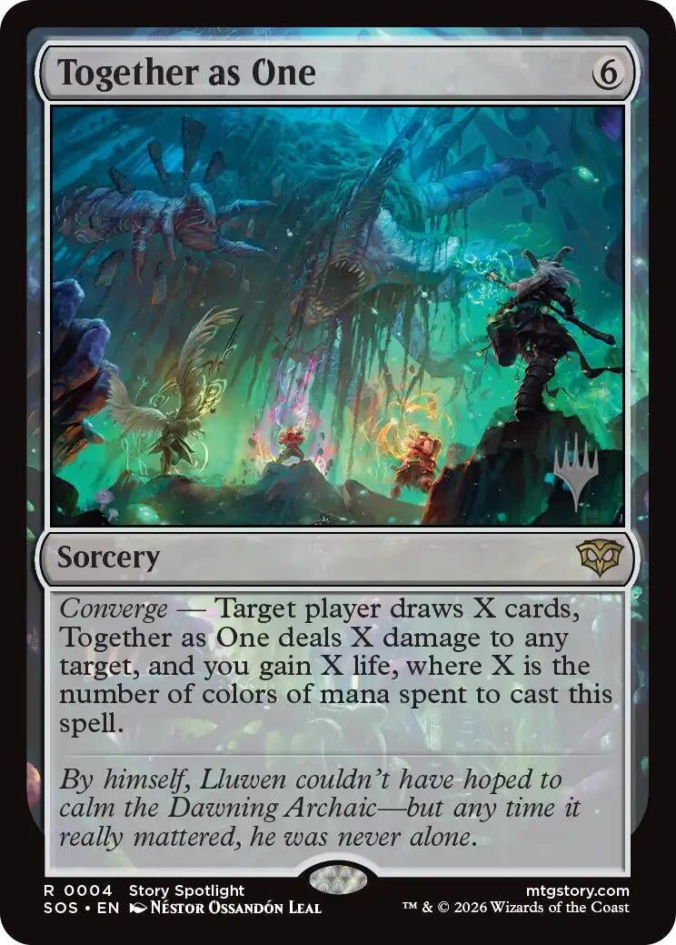 Image for Together as One (4) (PPSOS) - Magic: The Gathering