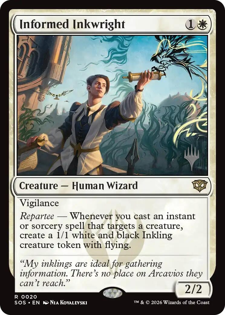 Image for Informed Inkwright (20) (PPSOS) - Magic: The Gathering