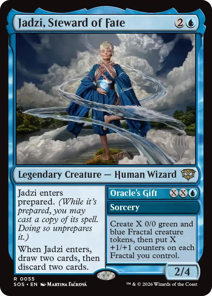 Image for Jadzi, Steward of Fate (55) (PPSOS) - Magic: The Gathering
