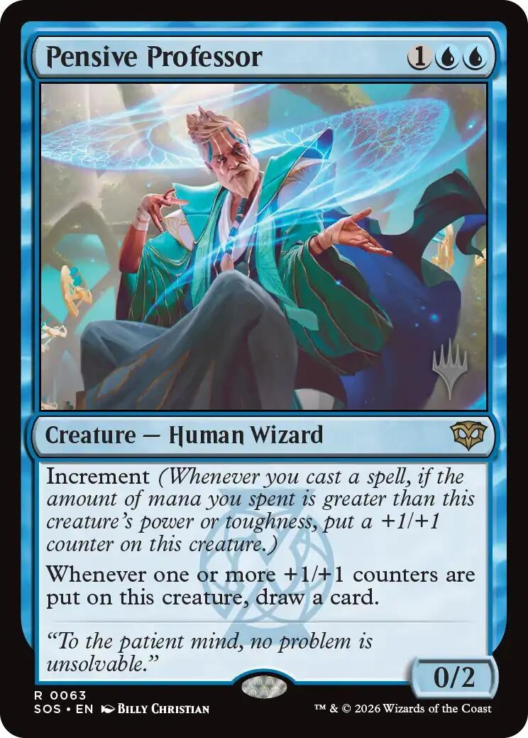 Image for Pensive Professor (63) (PPSOS) - Magic: The Gathering