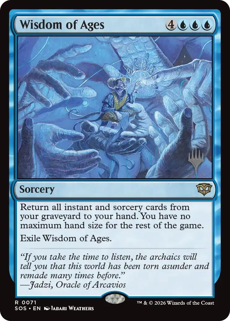 Image for Wisdom of Ages (71) (PPSOS) - Magic: The Gathering