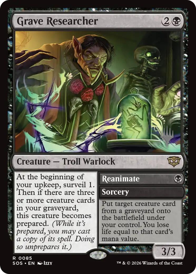 Image for Grave Researcher (85) (PPSOS) - Magic: The Gathering