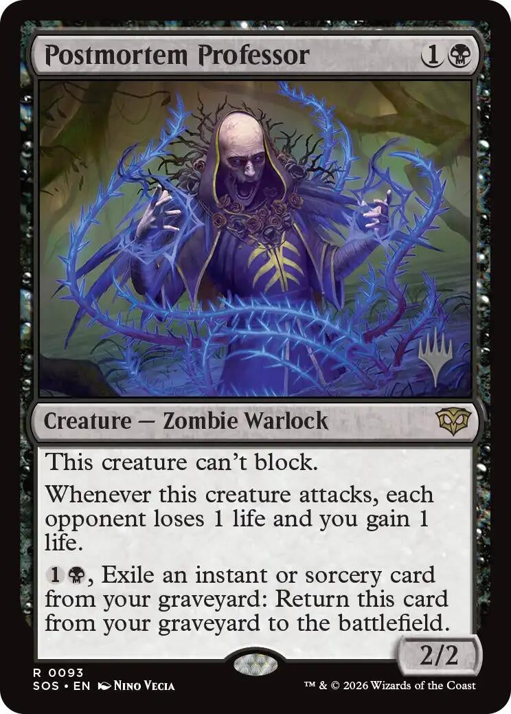 Image for Postmortem Professor (93) (PPSOS) - Magic: The Gathering