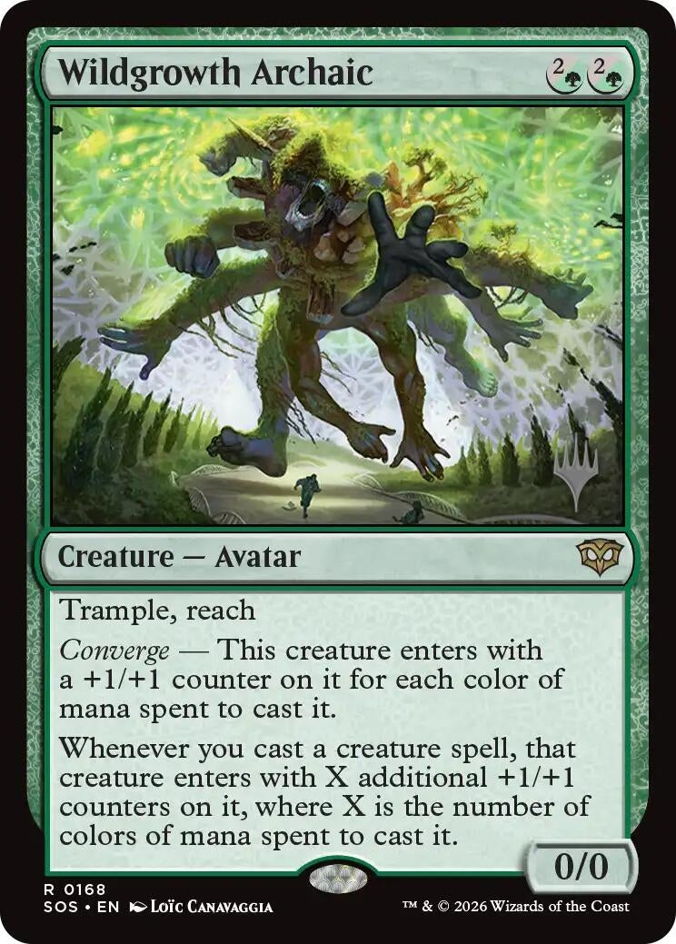 Image for Wildgrowth Archaic (168) (PPSOS) - Magic: The Gathering